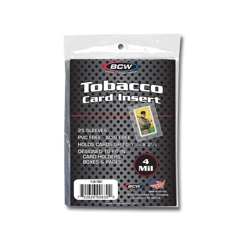 BCW Mini Card Insert Standard Top Load Sleeves 25 Pack