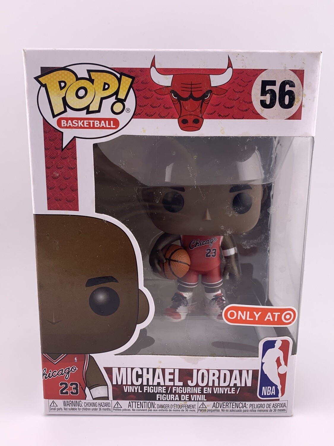 Bulls Michael Jordan 56 (Damaged Box) Funko Pop!