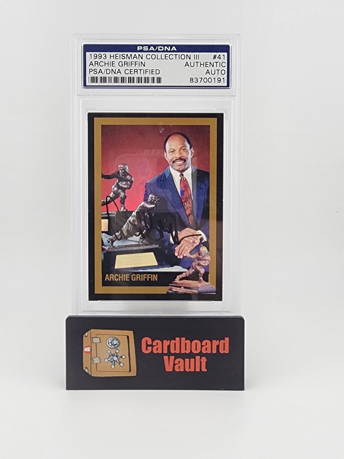 1993 Heisman Collection III Archie Griffin Autograph #41 PSA/DNA Certified 83700191