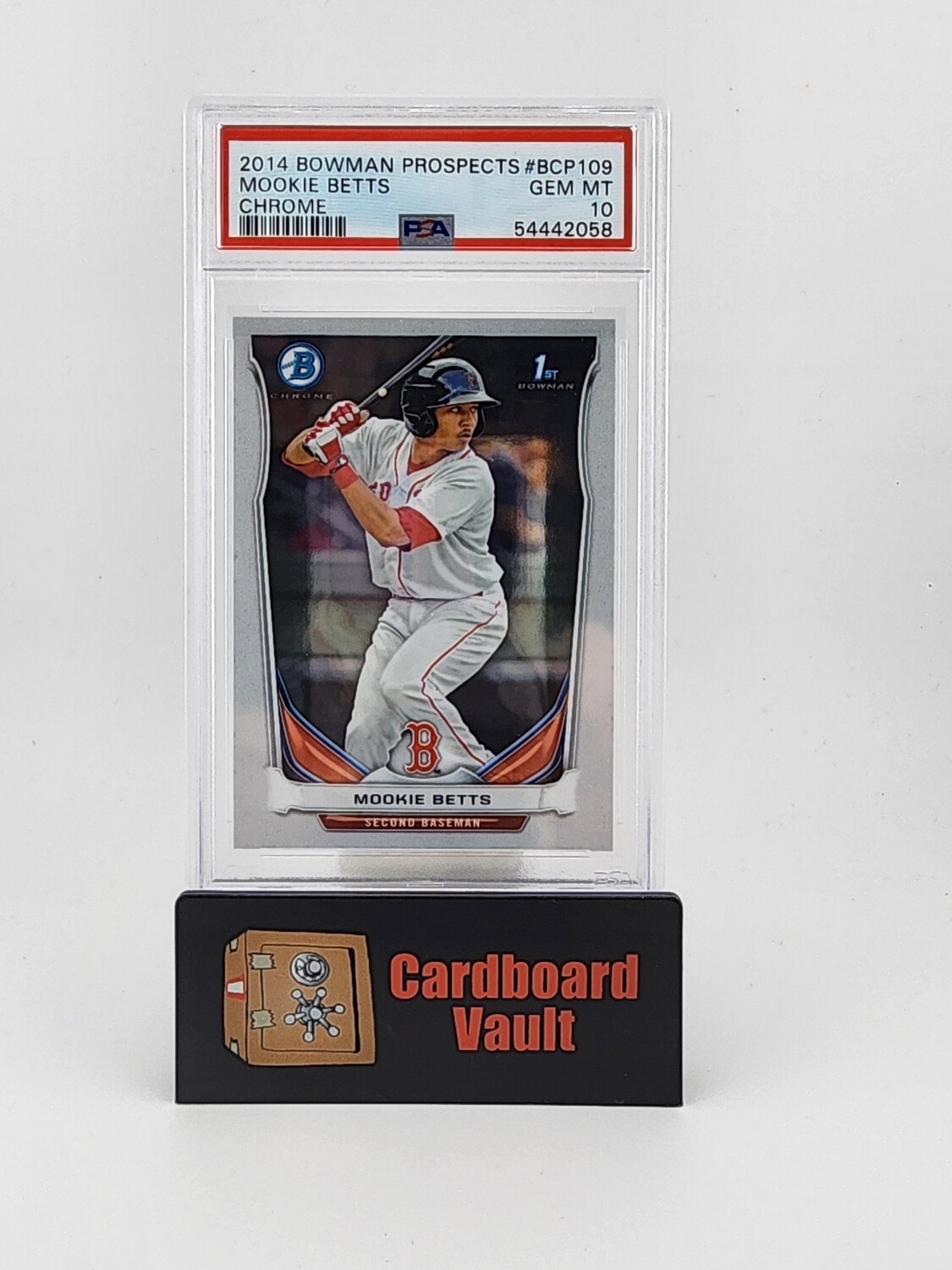 2014 Bowman Prospects Mookie Betts Chrome #BCP-109 PSA 10  54442058