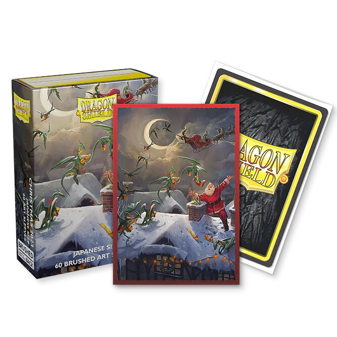 Dragon Shield Sleeves - 60ct Pack Brushed Art - Christmas 2023