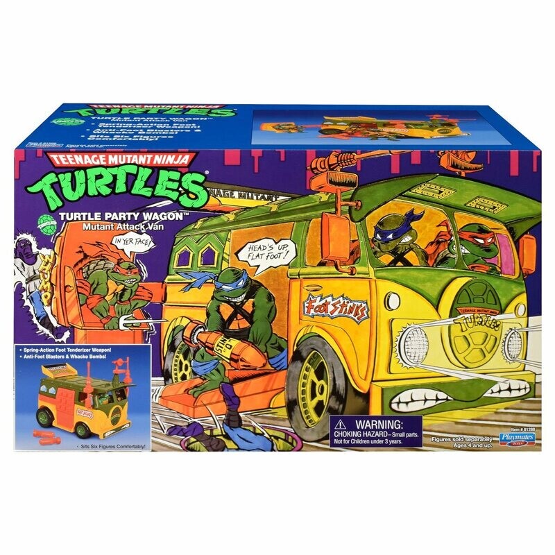 Teenage Mutant Ninja Turtles Classic Original Party Wagon Vehicle(Figures Sold Separately)