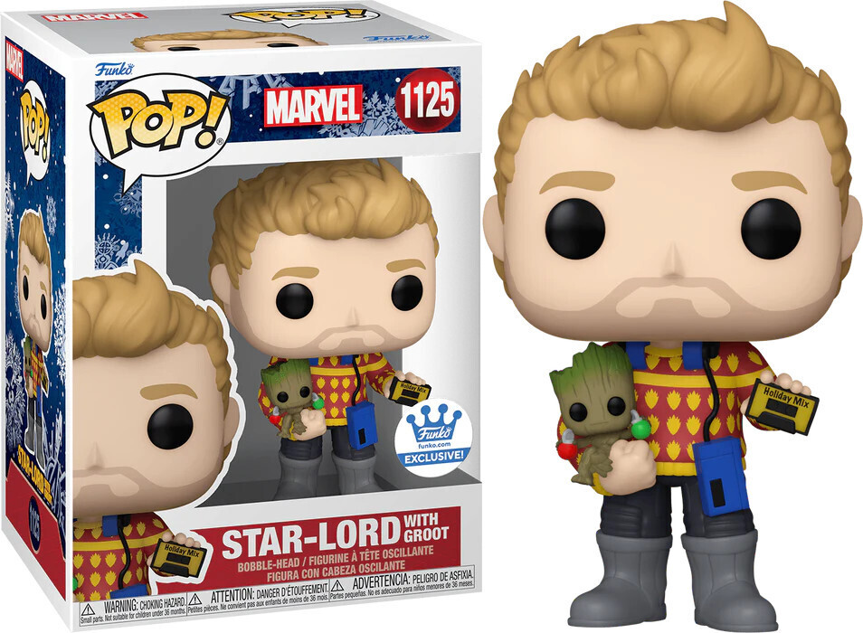 Marvel Star-Lord with Groot 1125 Funko Pop!