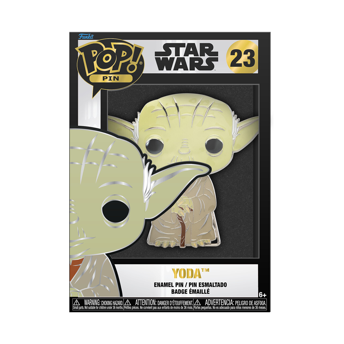 Star Wars Yoda No.23 Funko Pop Pin