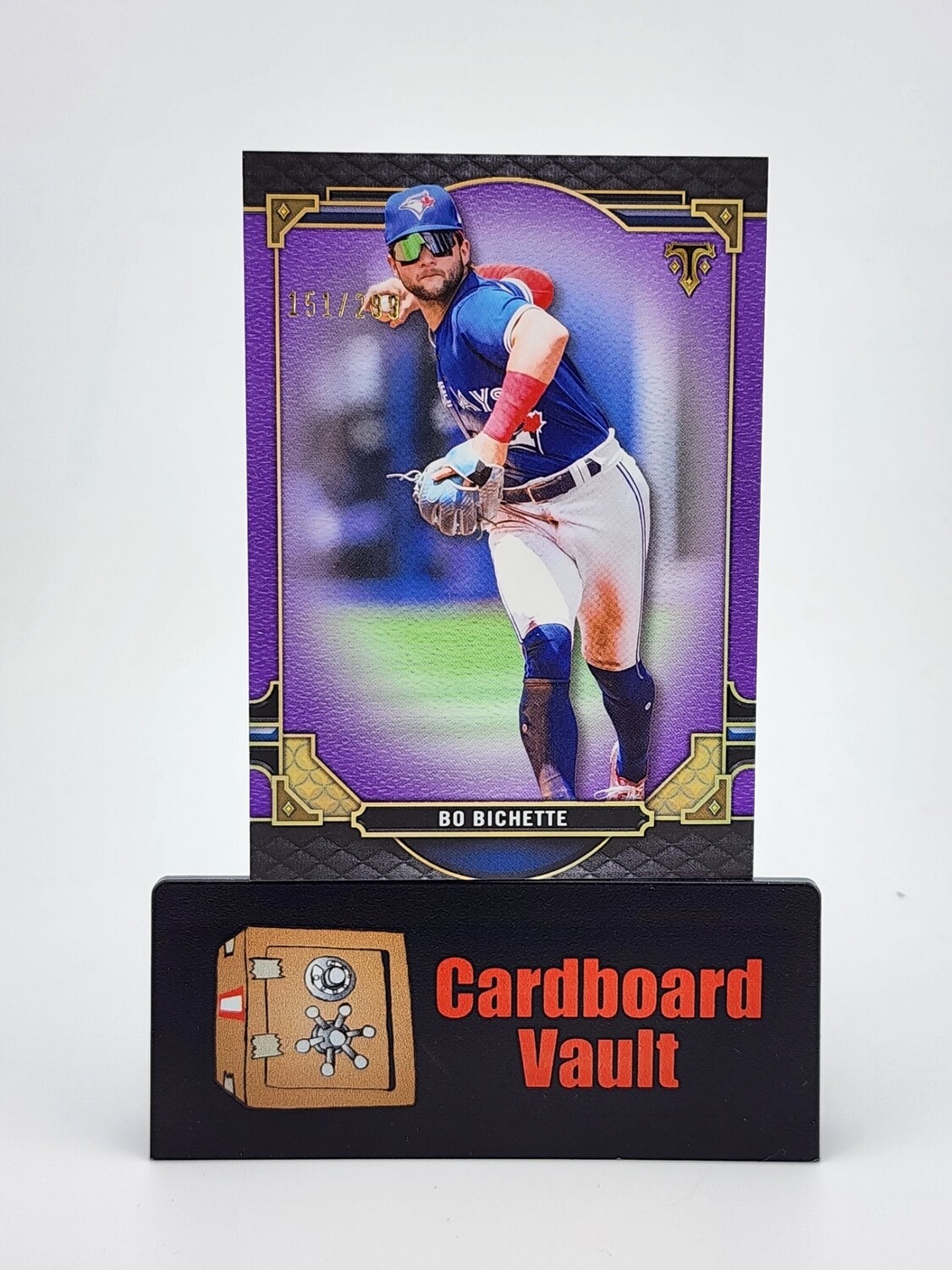 2022 Topps Triple Threads Bo Bichette #15 Purple 151/299