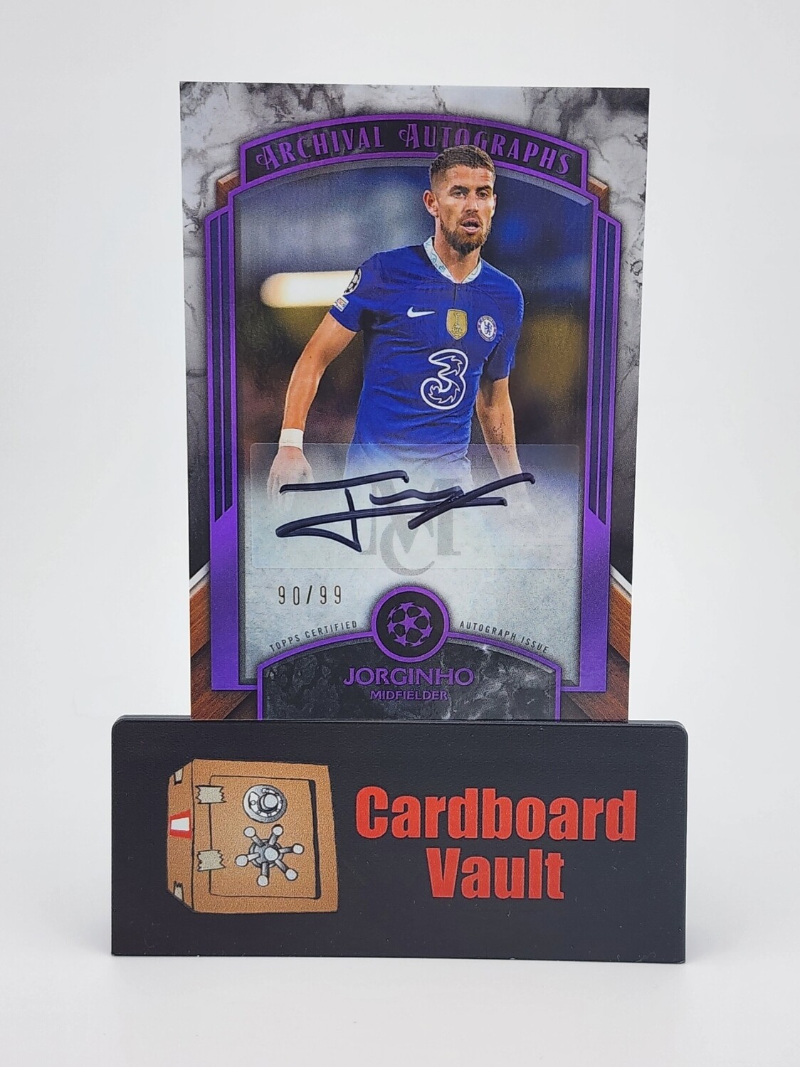 2022/23 Museum Collection Archival Autographs Jorginho #AA-JOR 90/99