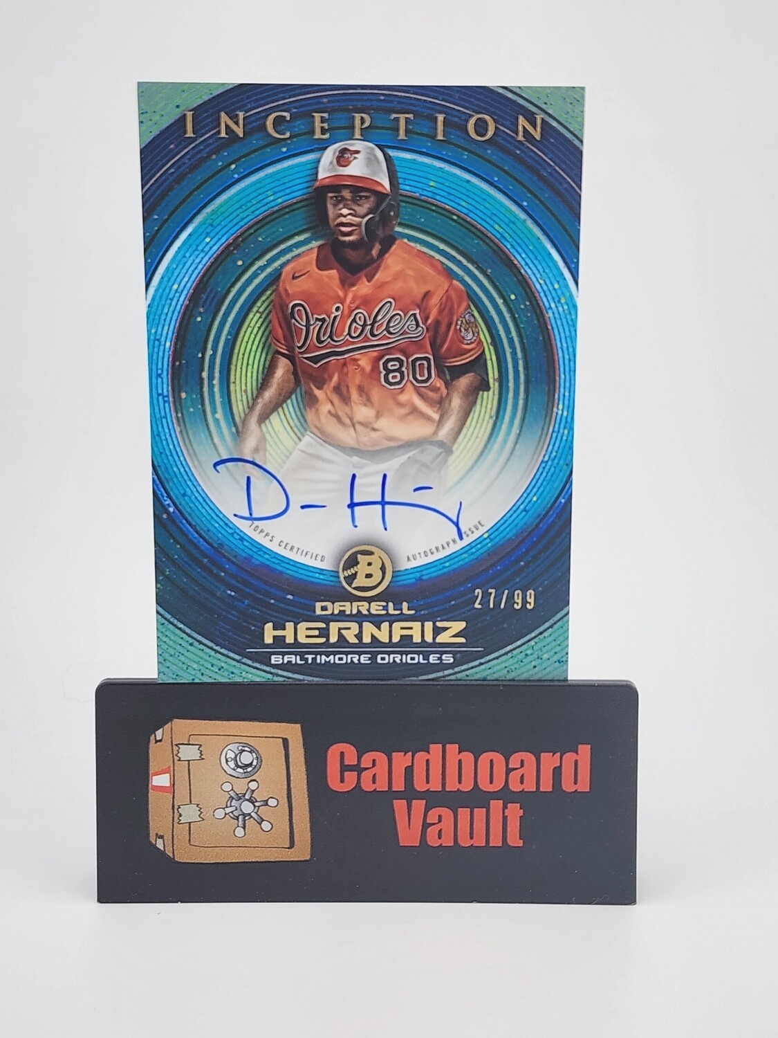 2022 Topps Inception Darell Hernaiz  Autograph #PA-DHZ Blue Foil 27/99