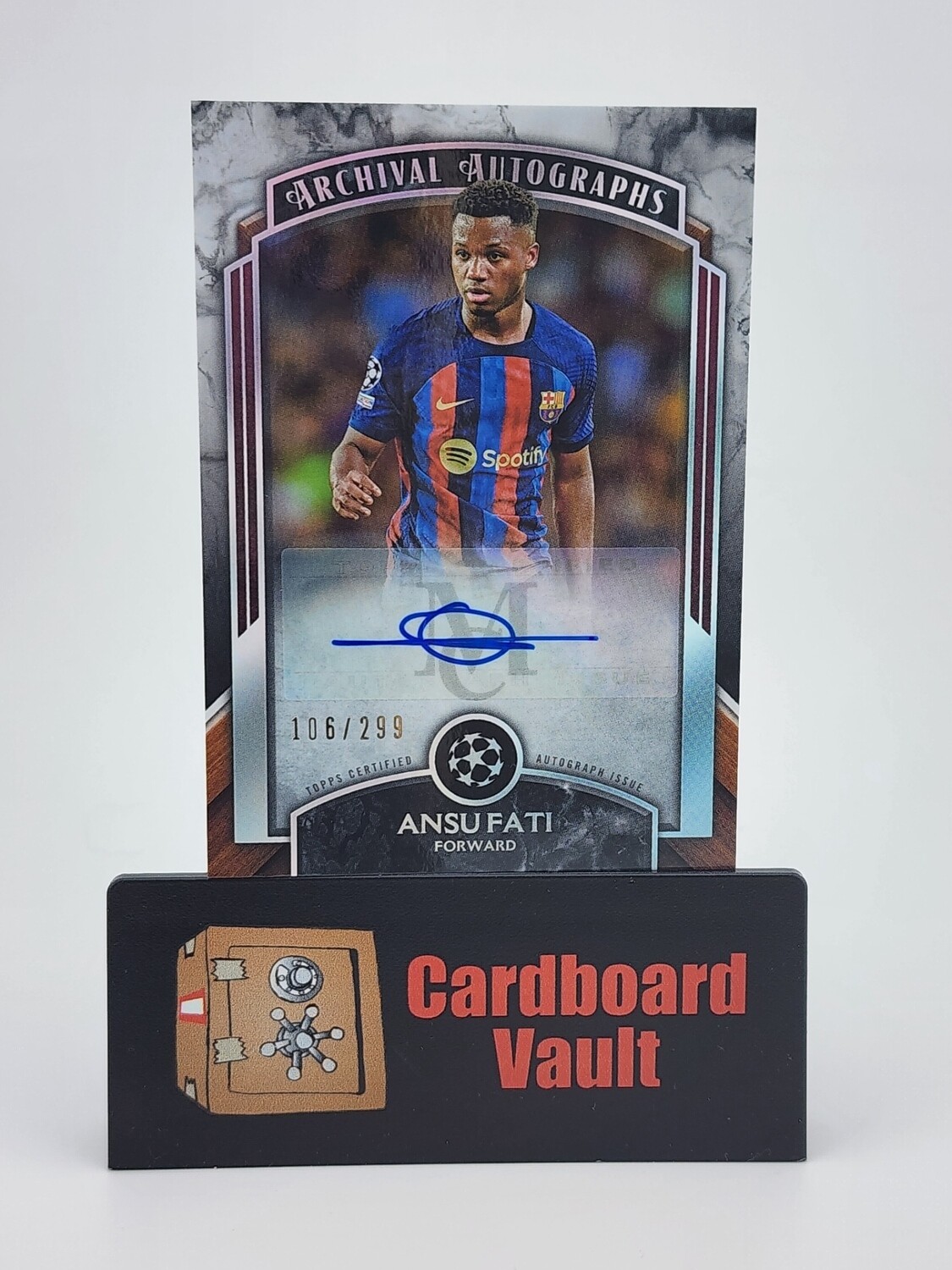 2022/23 Museum Collection Archival Autographs Pierre-Emerick Aubameyang #AA-PEA 106/299