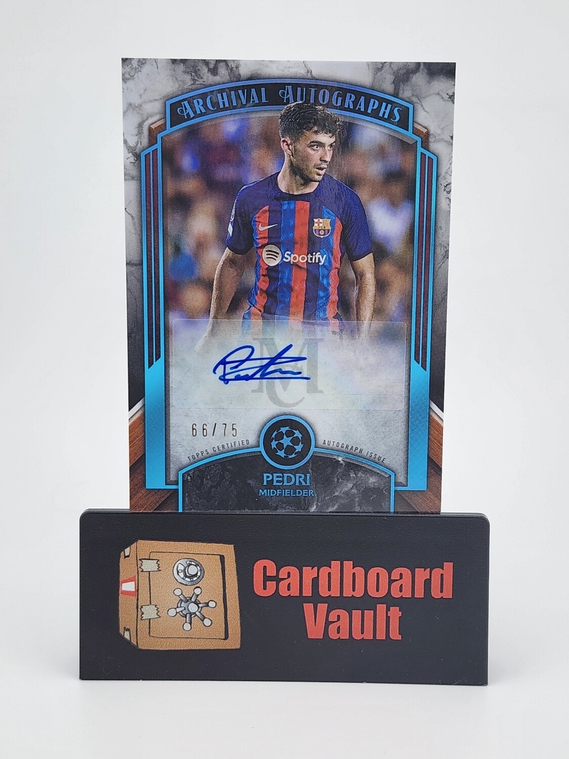 2022/23 Museum Collection Archival Autographs Pedri  #AA-PED 66/75