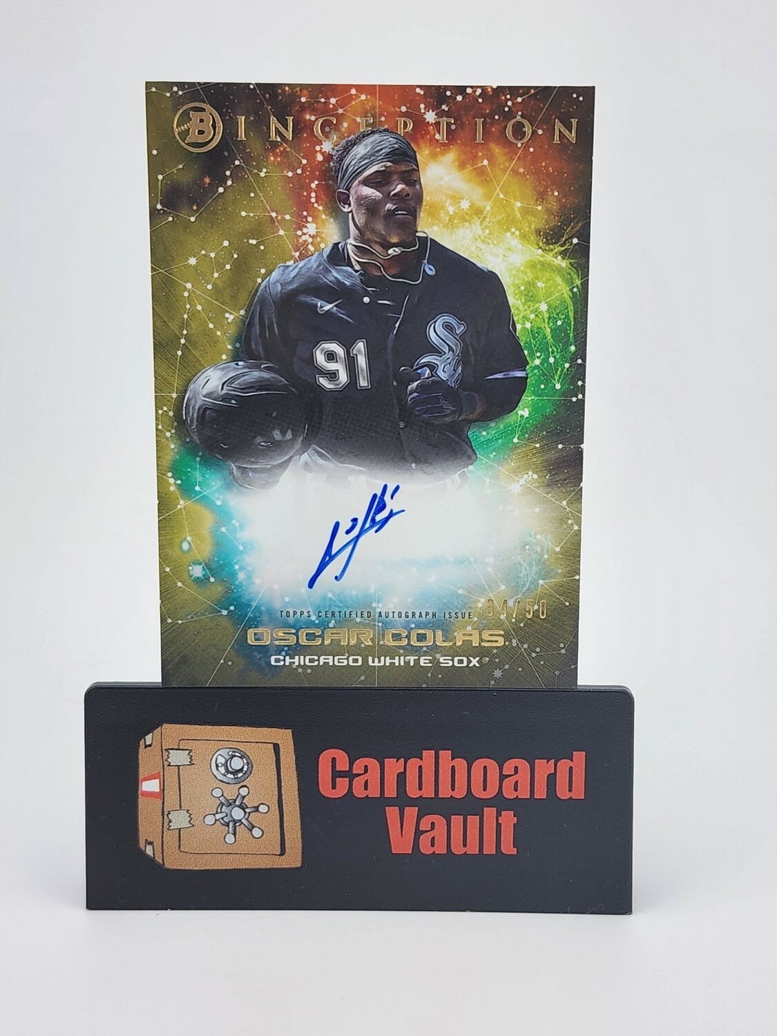 2022 Topps Inception Oscar Colas Autograph #PPA-OC 34/50