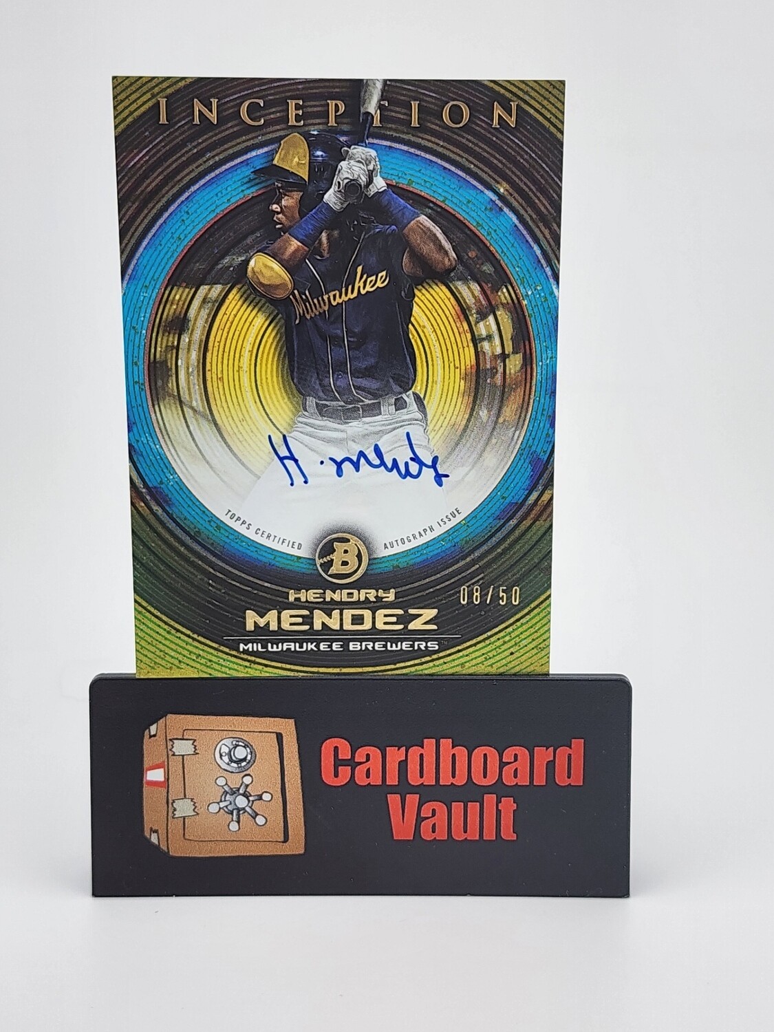 2022 Topps Inception Hendry Mendez Autograph #PA-HM 06/50