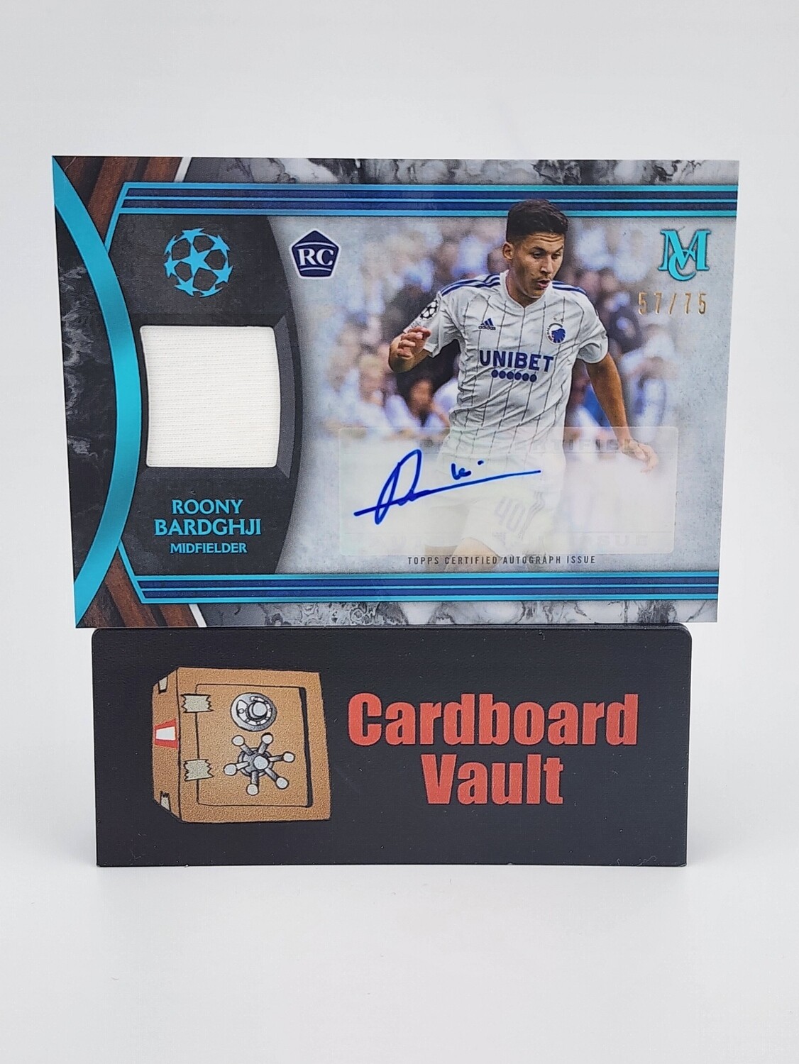 2022/23 Museum Collection Roony Bardghji Museum Autograph Relic Card #MAR-RB 57/75