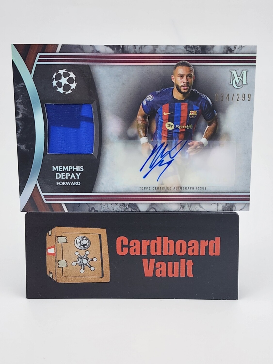 2022/23 Museum Collection Memphis Depay Autograph Relic  #MAR-MDY 034/299