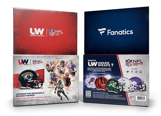 2023 Fanatics Under Wraps NFL Mini Helmets