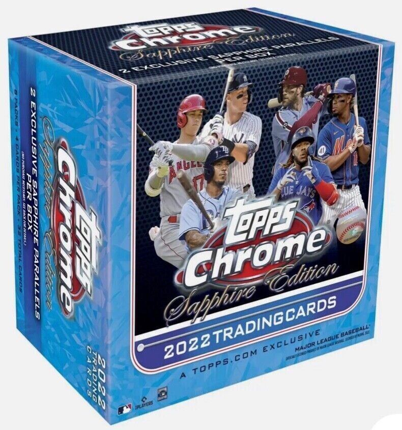 2022 Topps Chrome Sapphire Edition Baseball Hobby Box
