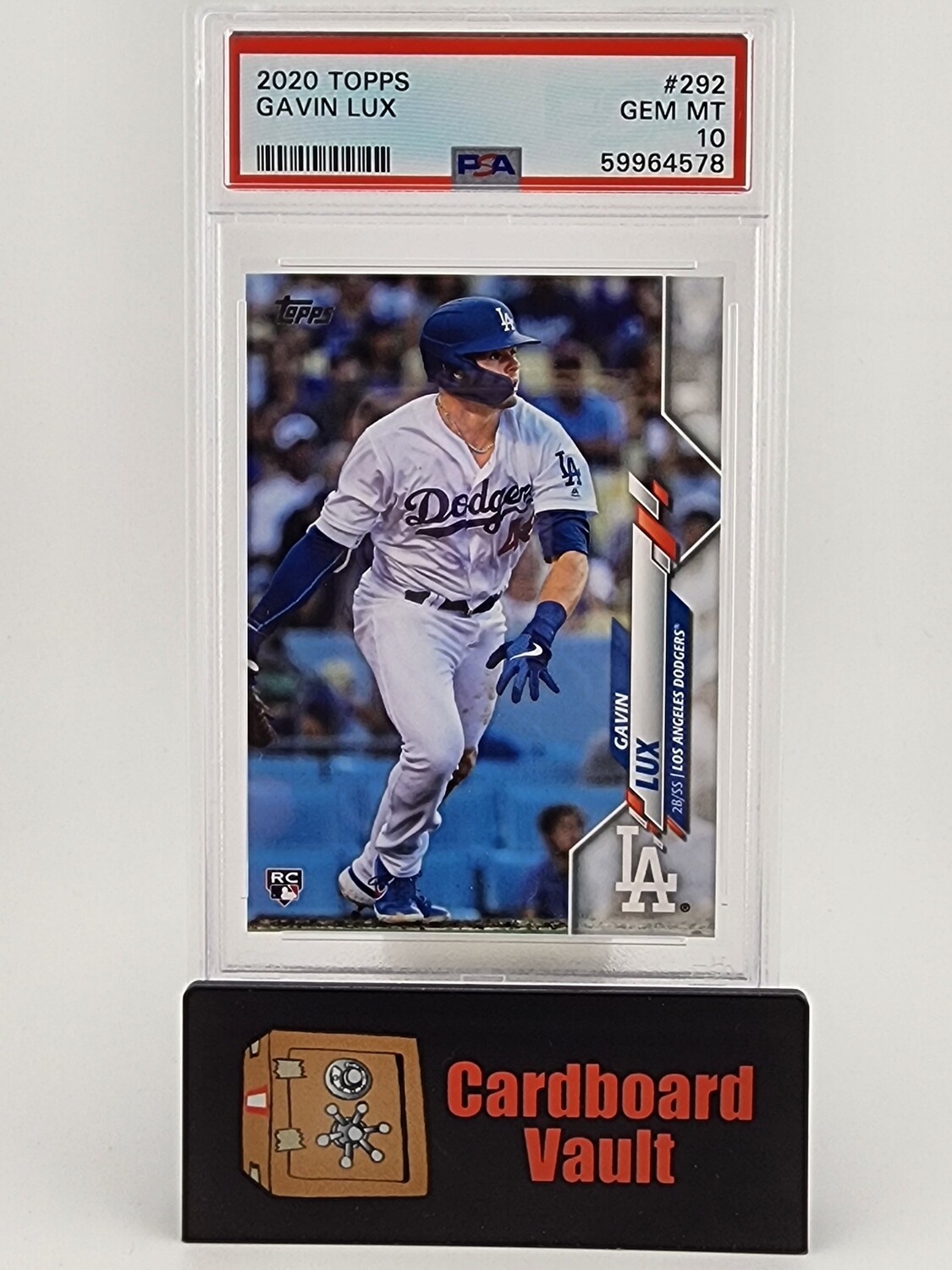 2020 Topps Complete Set Gavin Lux  #292 PSA 10 59964578
