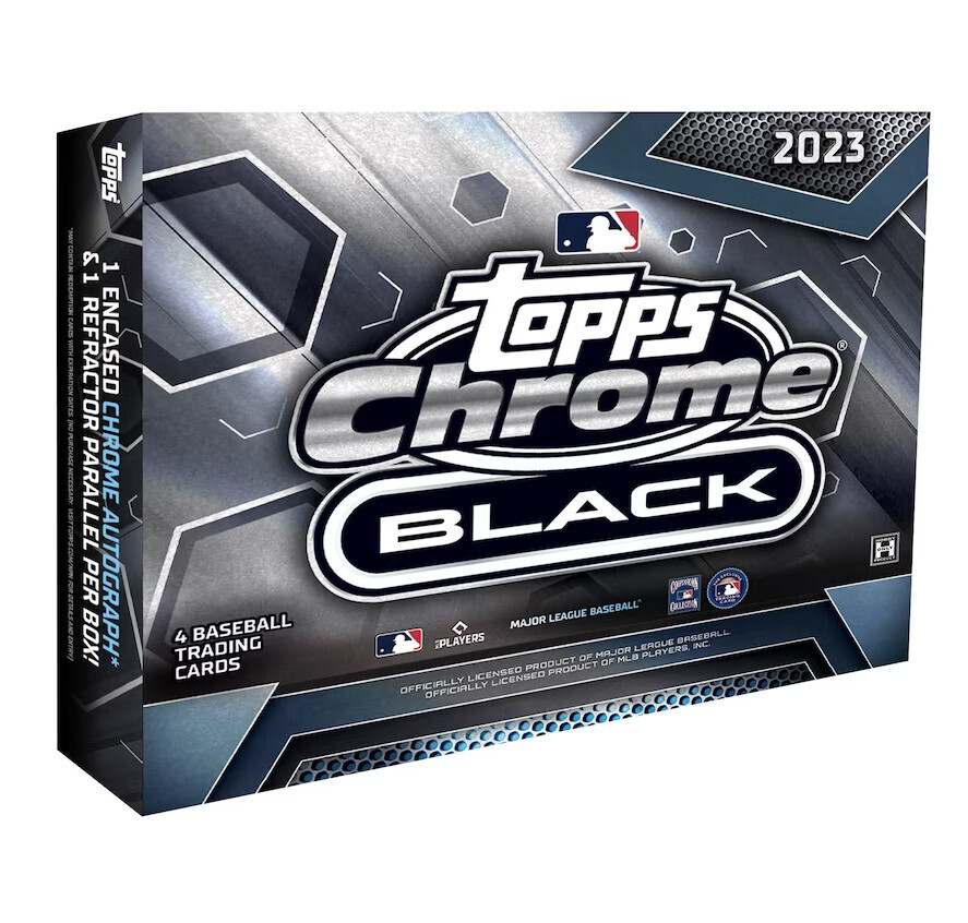 2023 Topps Chrome Black Baseball Hobby Box