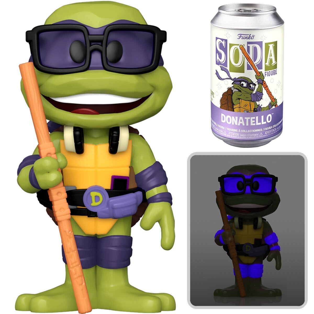 Teenage Mutant Ninja Turtles Donatello Soda Vinyl Figure 1/6 Chance at Chase