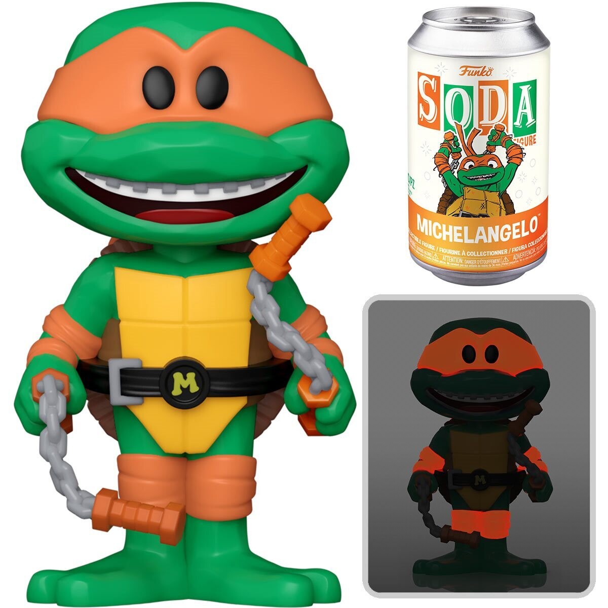 Teenage Mutant Ninja Turtles Michelangelo Funko Soda Vinyl Figure 1/6 Chance at Chase