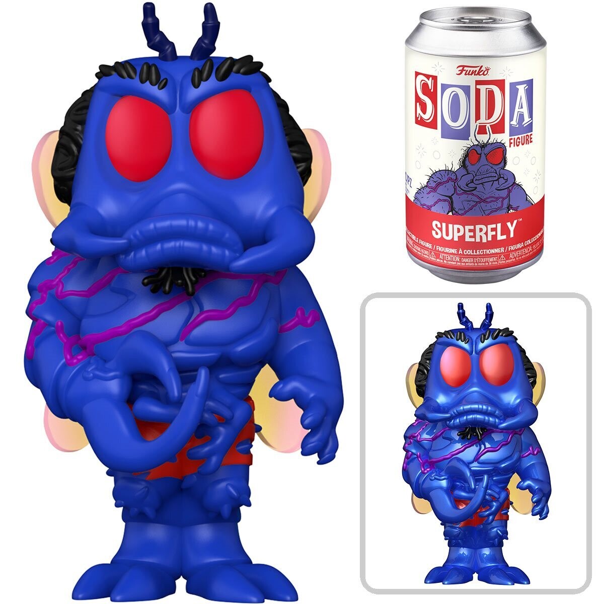 Teenage Mutant Ninja Turtles Superfly Soda Vinyl Figure 1/6 Chance at Chase