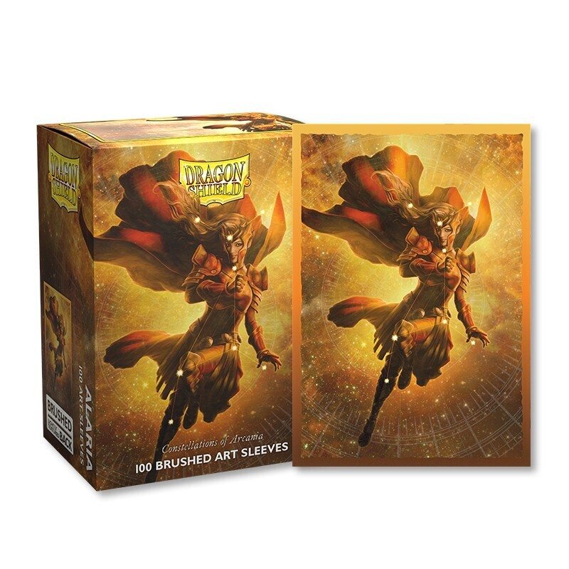 Dragon Shield Sleeves - 100ct Box Brushed Art - Alaria Constellation Sleeves