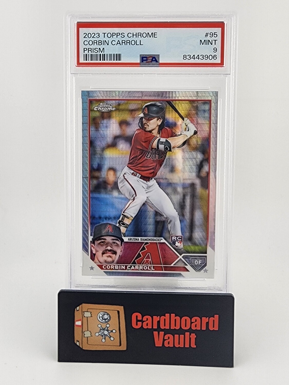 2023 Topps Chrome Corbin Carroll Prism No.95 PSA 9 83443906