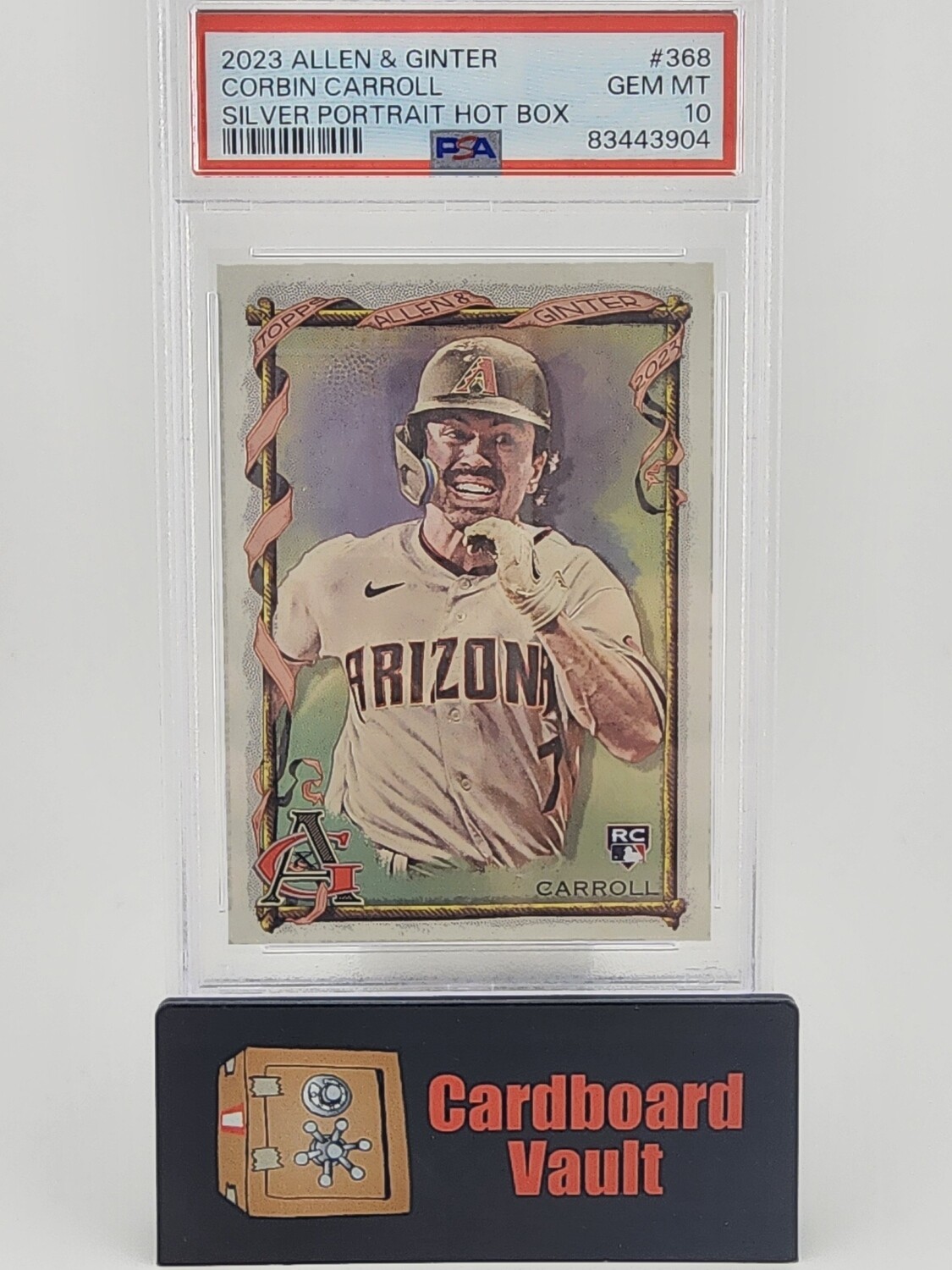 2023 Allen &amp; Ginter Corbin Carroll Silver Portrait Hot Box No.368 PSA 10 83443904