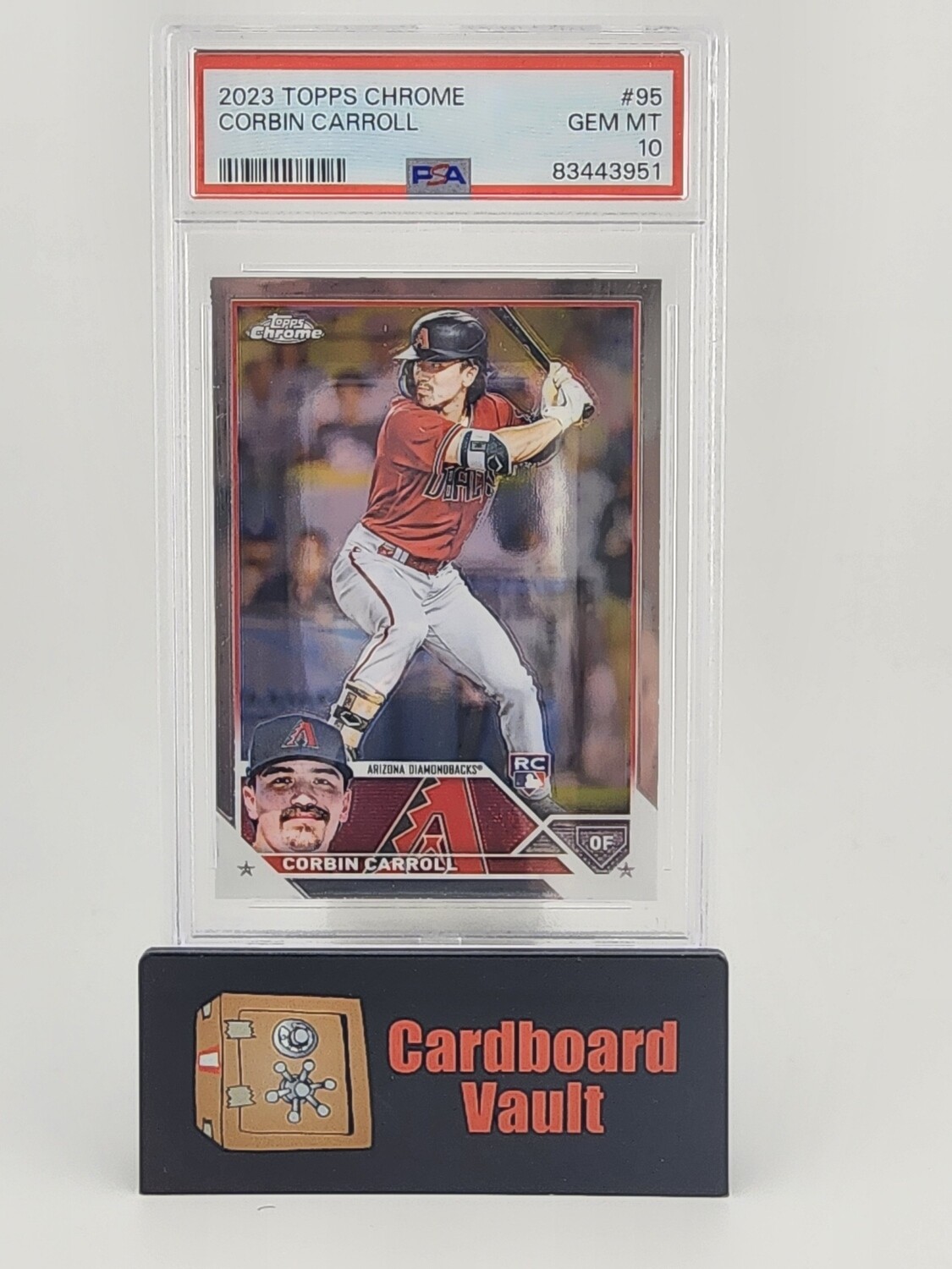 2023 Topps Chrome Corbin Carroll No.95 PSA 10 83443951