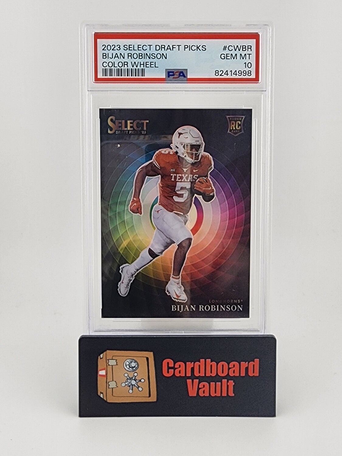2023 Select Draft Picks Bijan Robinson Color Wheel No.CW-BR PSA 10 82414998