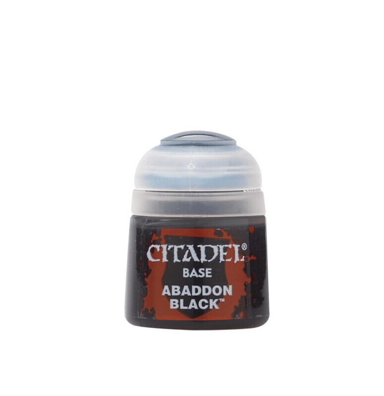 Citadel Colour Abaddon Black Base 12 ML Paint