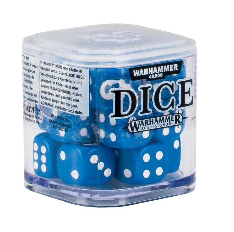Warhammer 40,000 Citadel 12mm Assorted Dice Set (Includes 1 - assorted 20 count dice package)
