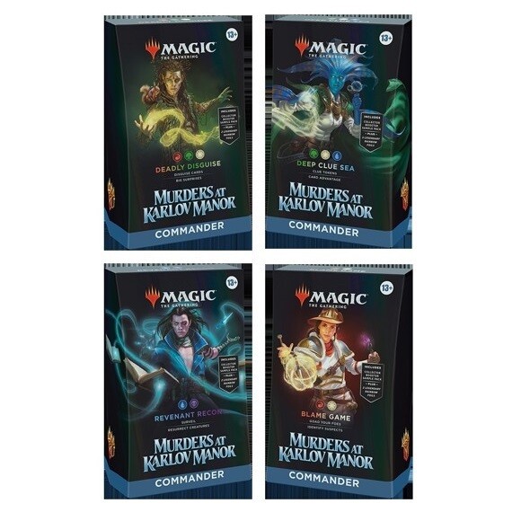 Magic: The Gathering Murders at Karlov Manor Commander 4ct