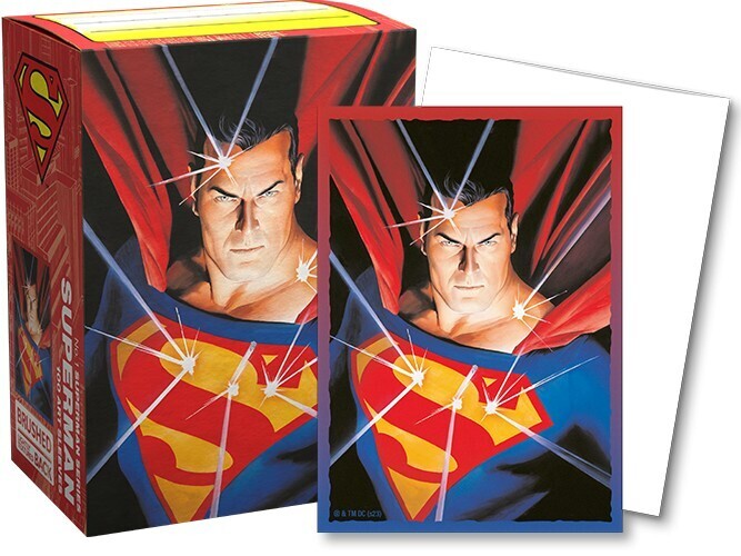 Dragon Shield Sleeves - 100ct Box Brushed Art - Superman (1st Variation)