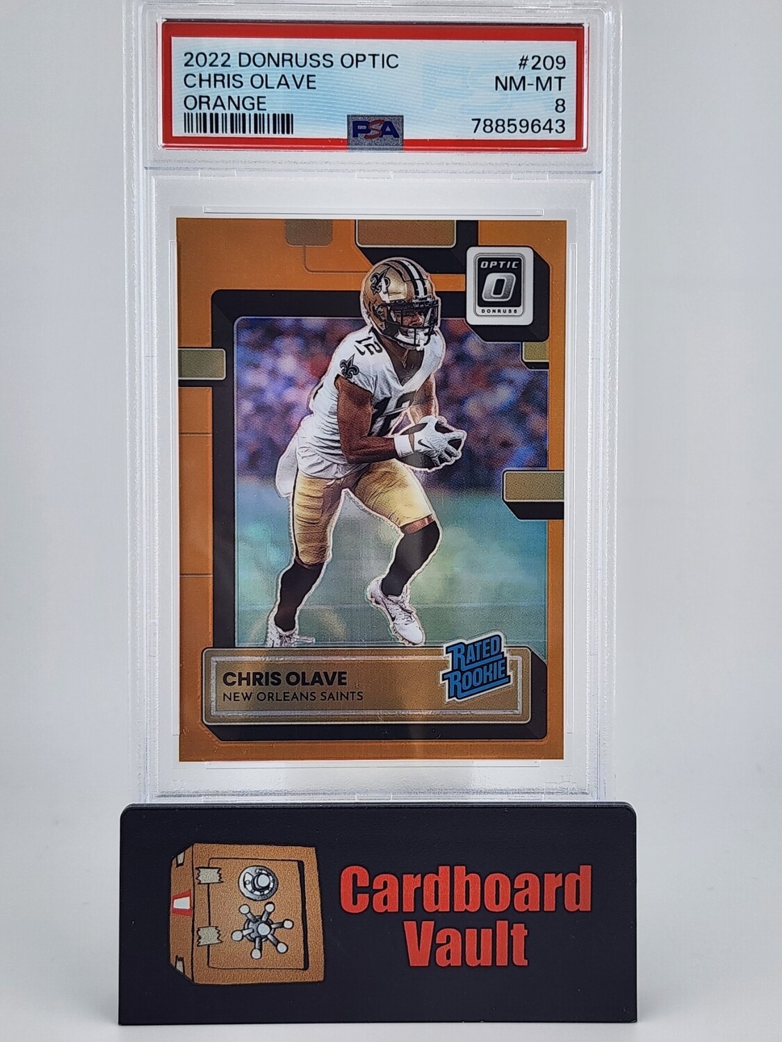 2022 Donruss Optic Chris Olave Orange 036/199 No.209 PSA 10 78859643