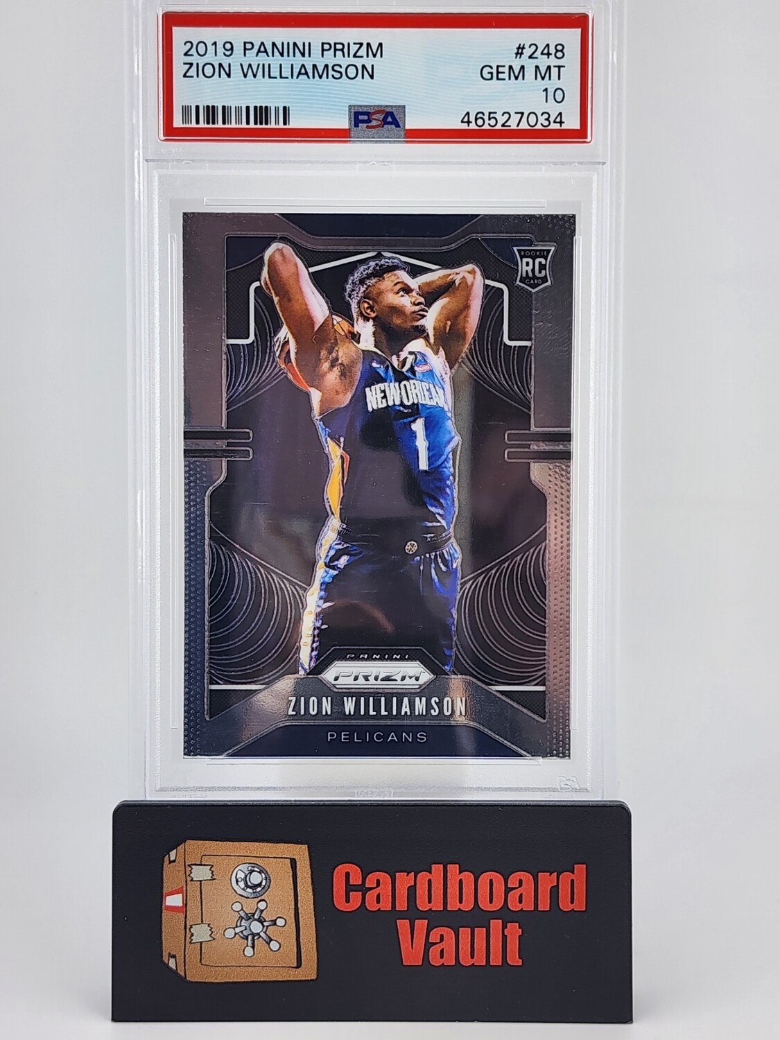 2019 Panini Prizm Zion Williamson No.248 PSA 10 46527034