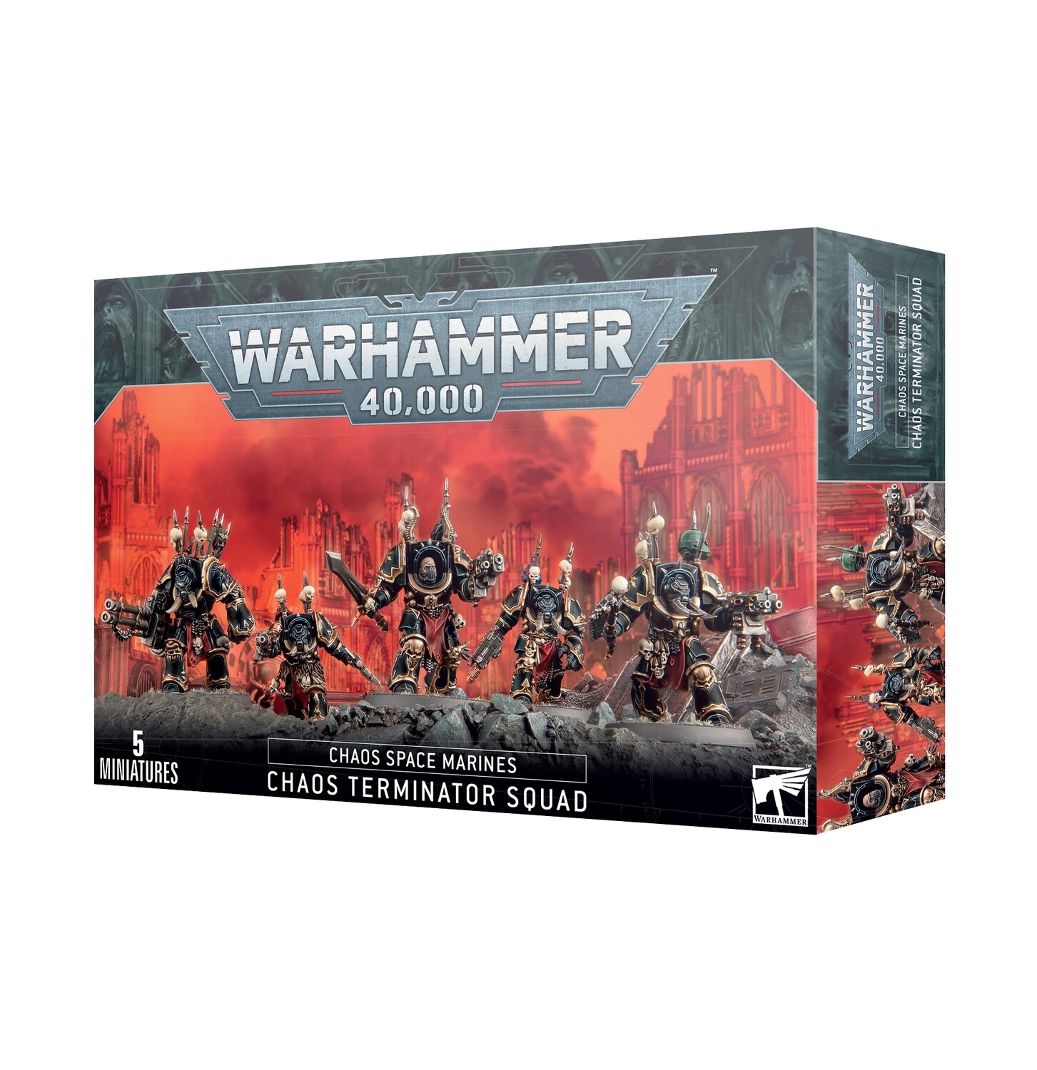 Warhammer 40,000 Chaos Space Marines Chaos Terminator Squad