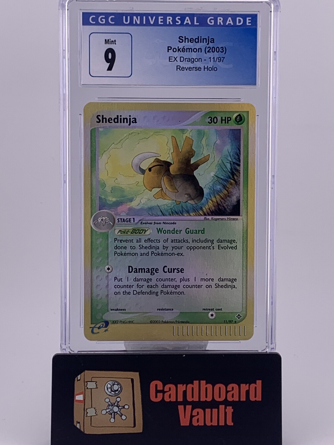2003 Pokémon Shedinja EX Dragon 11/97 CGC 9 4076770089