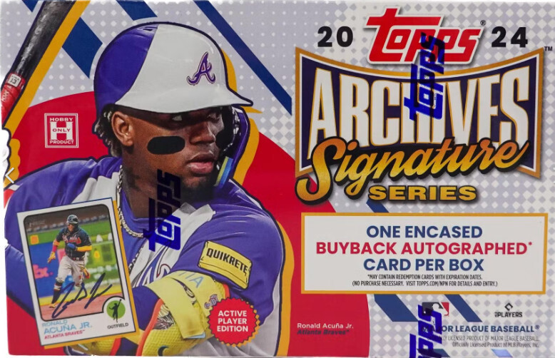 2024 Topps Archive Signature Series Baseball Active Edition Hobby Box
