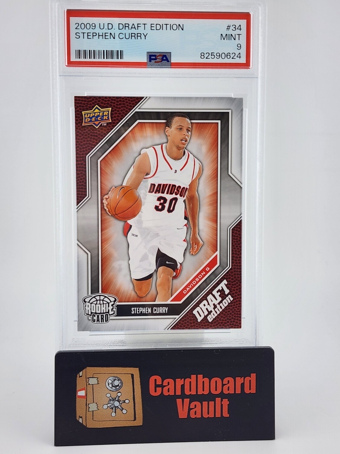 2009 Upper Deck Draft Edition Stephen Curry No. 34 PSA 9 82590624