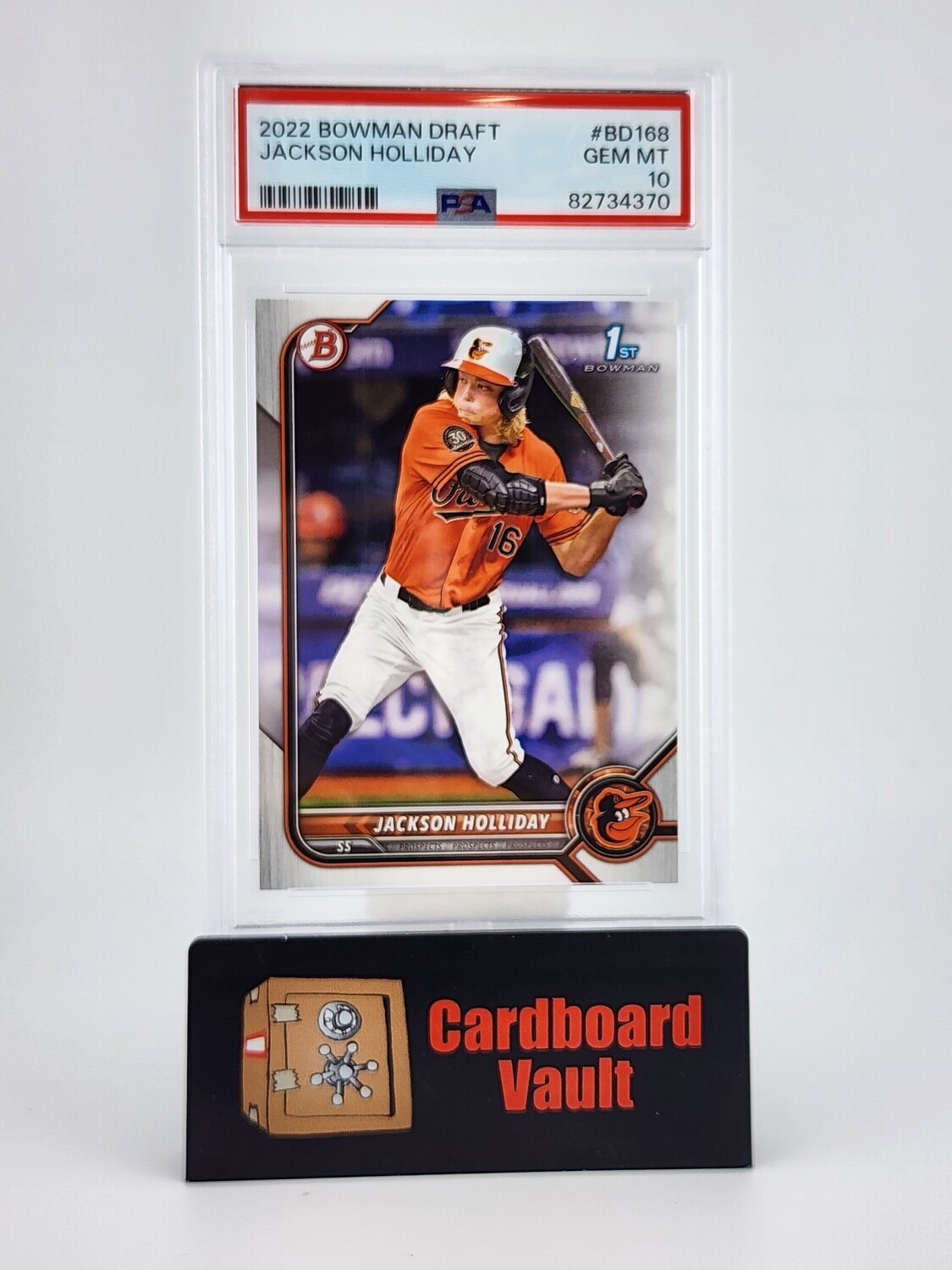 2022 Bowman Draft Jackson Holliday No. BD-168 PSA 10 82734370