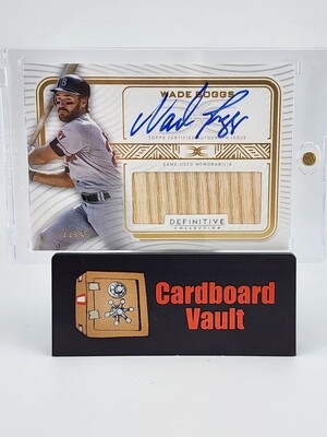 2023 Topps Definitive Wade Boggs Patch Auto 22/40 No. DARC-WB2