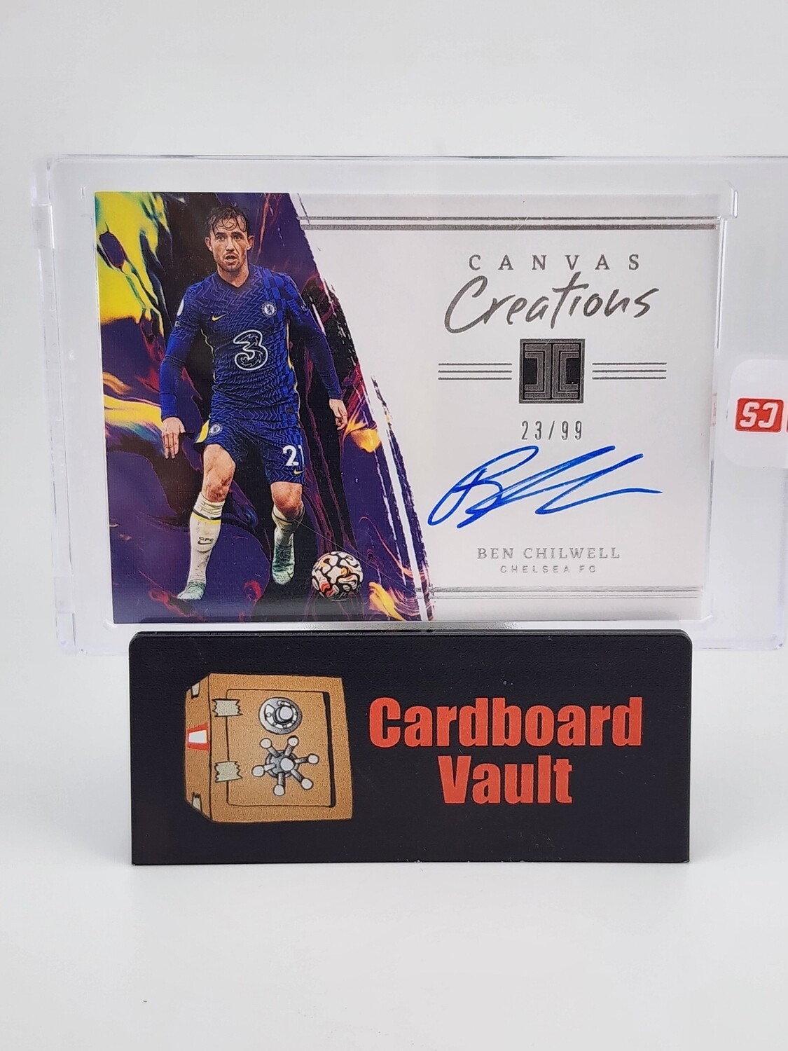 2021-22 Impeccable Ben Chilwell Canvas Creations Auto 23/99 No. CC- BC