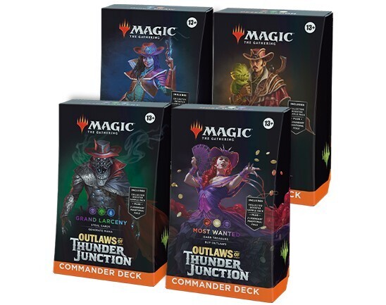 Magic: The Gathering - Outlaws of Thunder Junction Commander Deck Display (4ct)