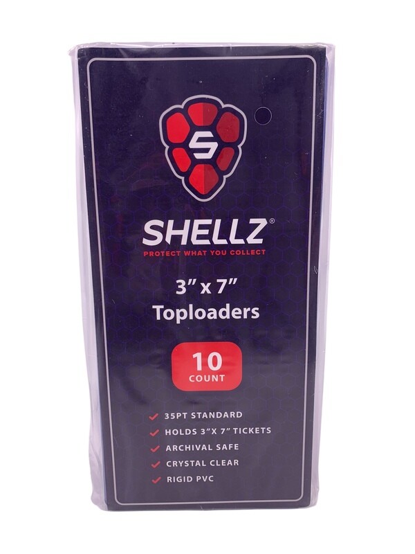 Shellz 3x7 Toploaders (10 Count)