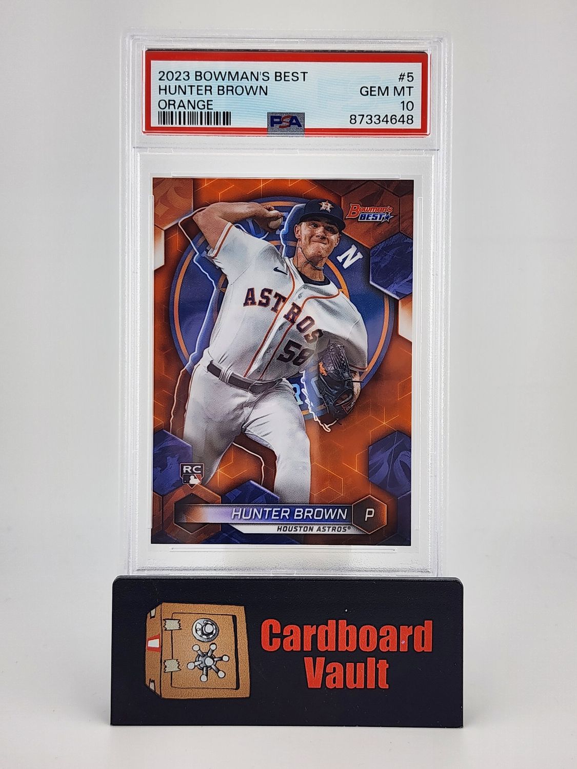 2023 Bowman&#39;s Best Hunter Brown #5 Orange 24/25 PSA 10 87334648