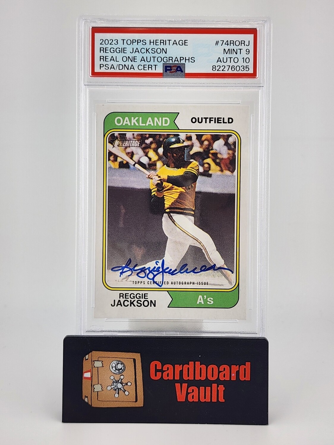 2023 Topps Heritage Reggie Jackson Real One Autographs #74RO-RJ PSA 9 Auto 10 82276035