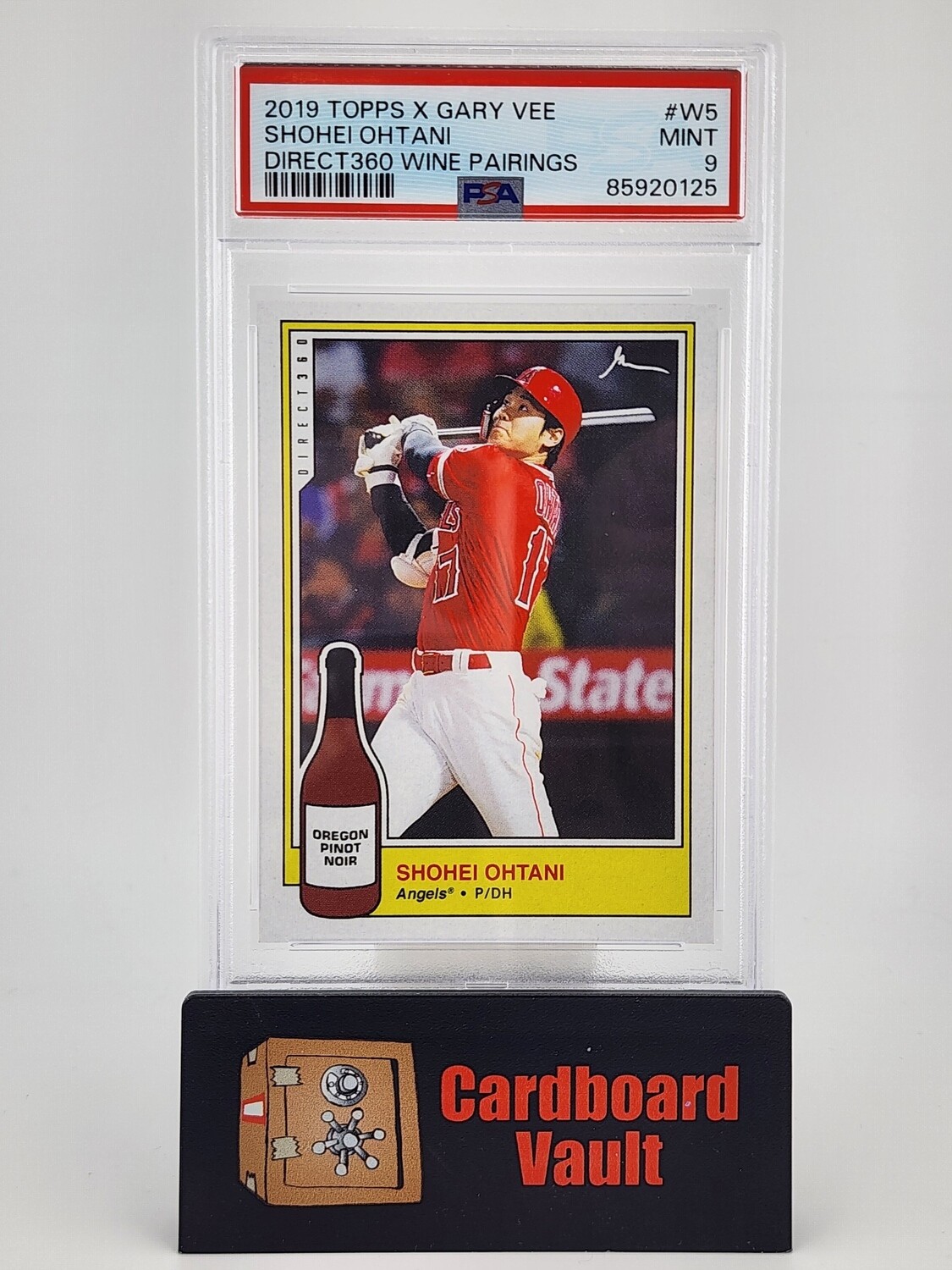 2019 Topps X Gary Vee Shohei Ohtani #W5 Direct360 Wine Pairings PSA 9 85920125