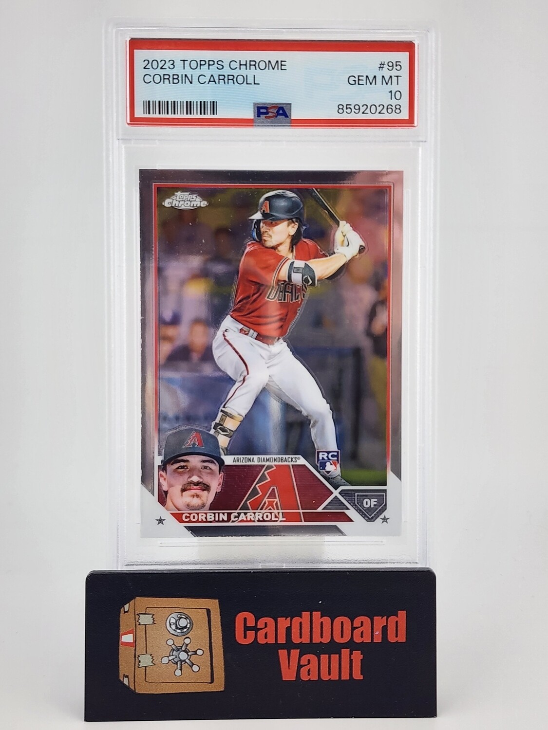 2023 Topps Chrome Corbin Carroll #95 PSA 10 85920268
