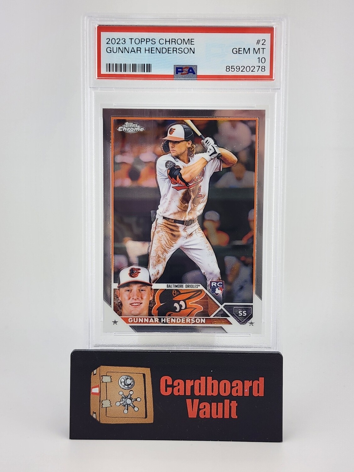 2023 Topps Chrome Gunner Henderson #2 PSA 10 85920278