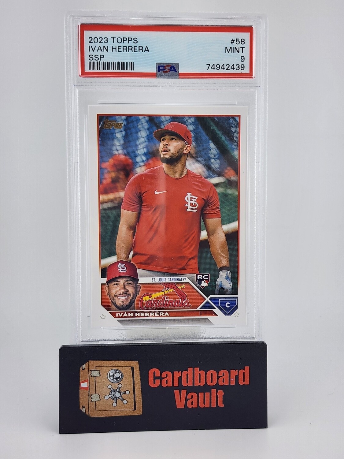 2023 Topps Ivan Herrera #58 SSP PSA 9 74942439
